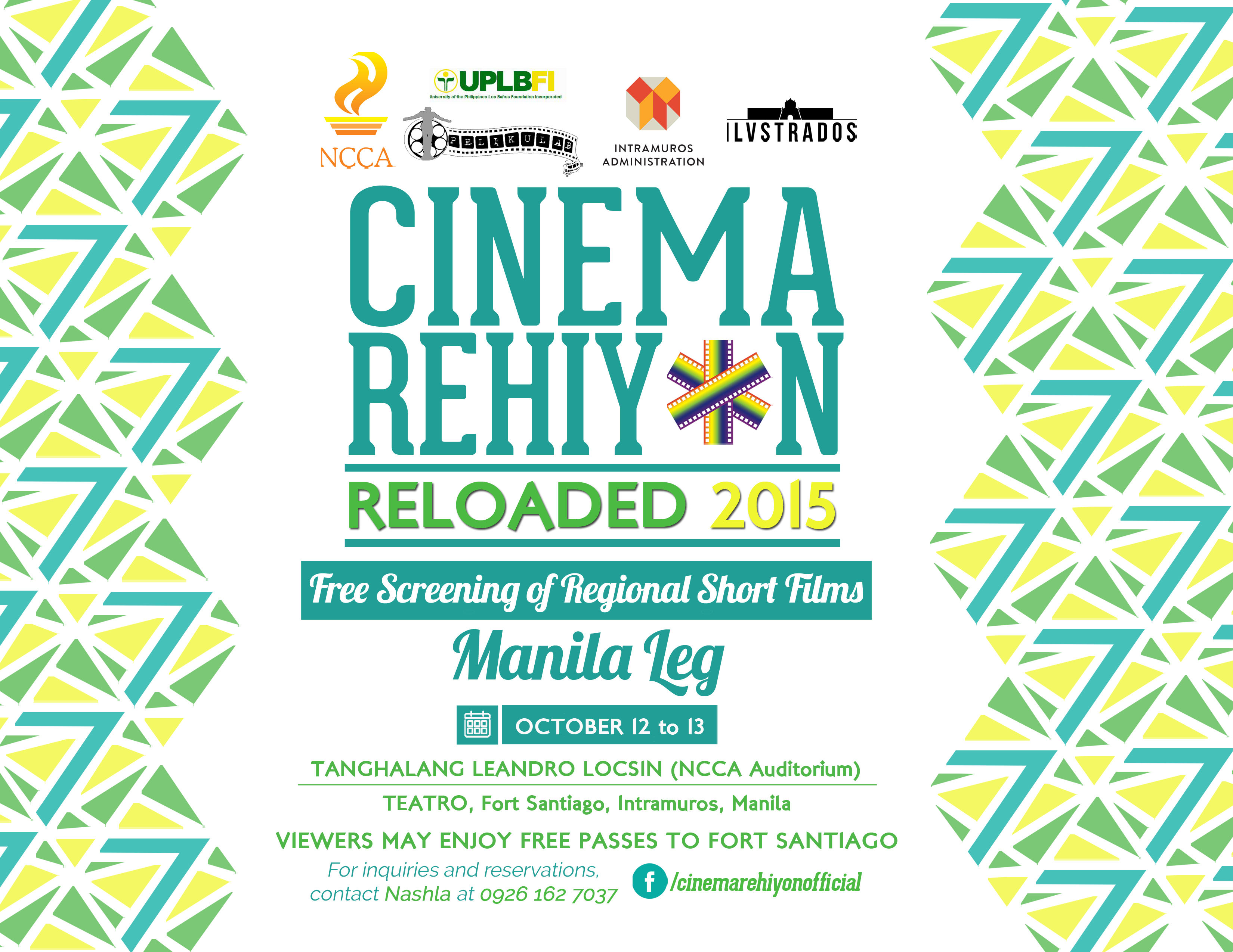 Intramuros to host 57 Shorts in ‘Cinema Rehiyon Reloaded 2015’