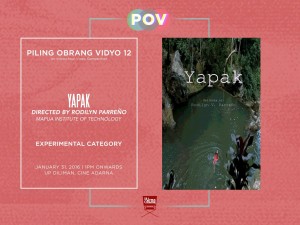 GUIDE: The 12th annual P.O.V. (Piling Obrang Vidyo)